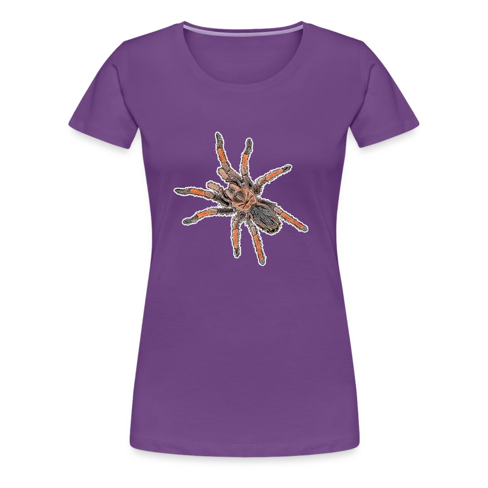 Frauen Basic T-Shirt - purple
