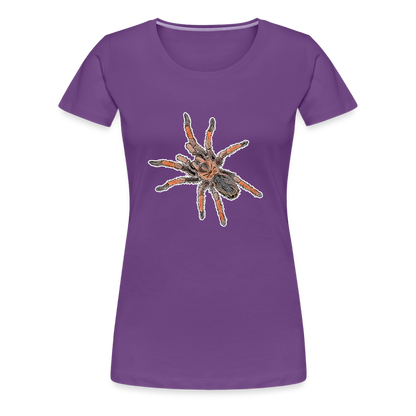 Frauen Basic T-Shirt - purple