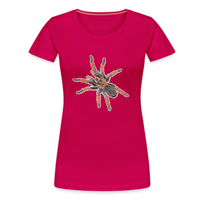 Frauen Basic T-Shirt - dark pink