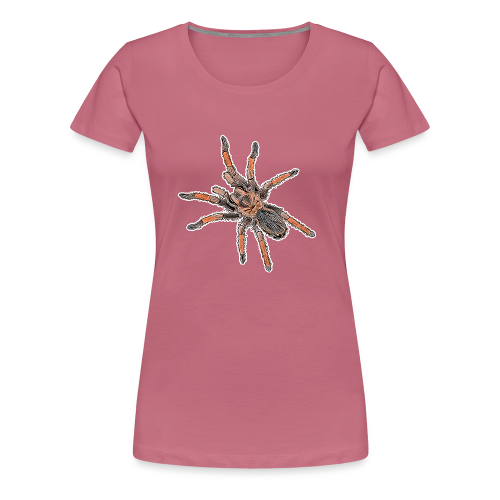 Frauen Basic T-Shirt - mauve