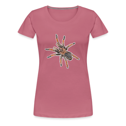 Frauen Basic T-Shirt - mauve