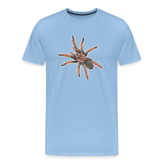 Männer Basic T-Shirt - sky