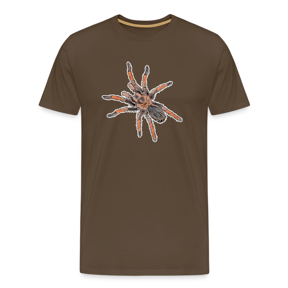 Männer Basic T-Shirt - noble brown