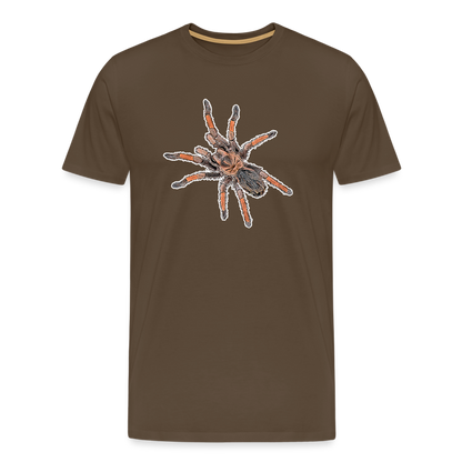 Männer Basic T-Shirt - noble brown