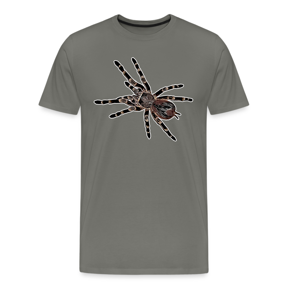 Männer Basic T-Shirt - asphalt