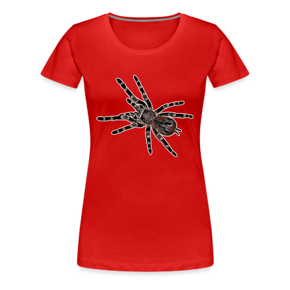 Frauen Basic T-Shirt - red