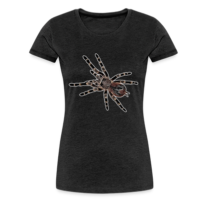 Frauen Basic T-Shirt - charcoal grey