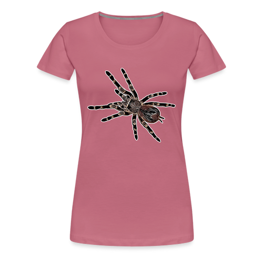 Frauen Basic T-Shirt - mauve