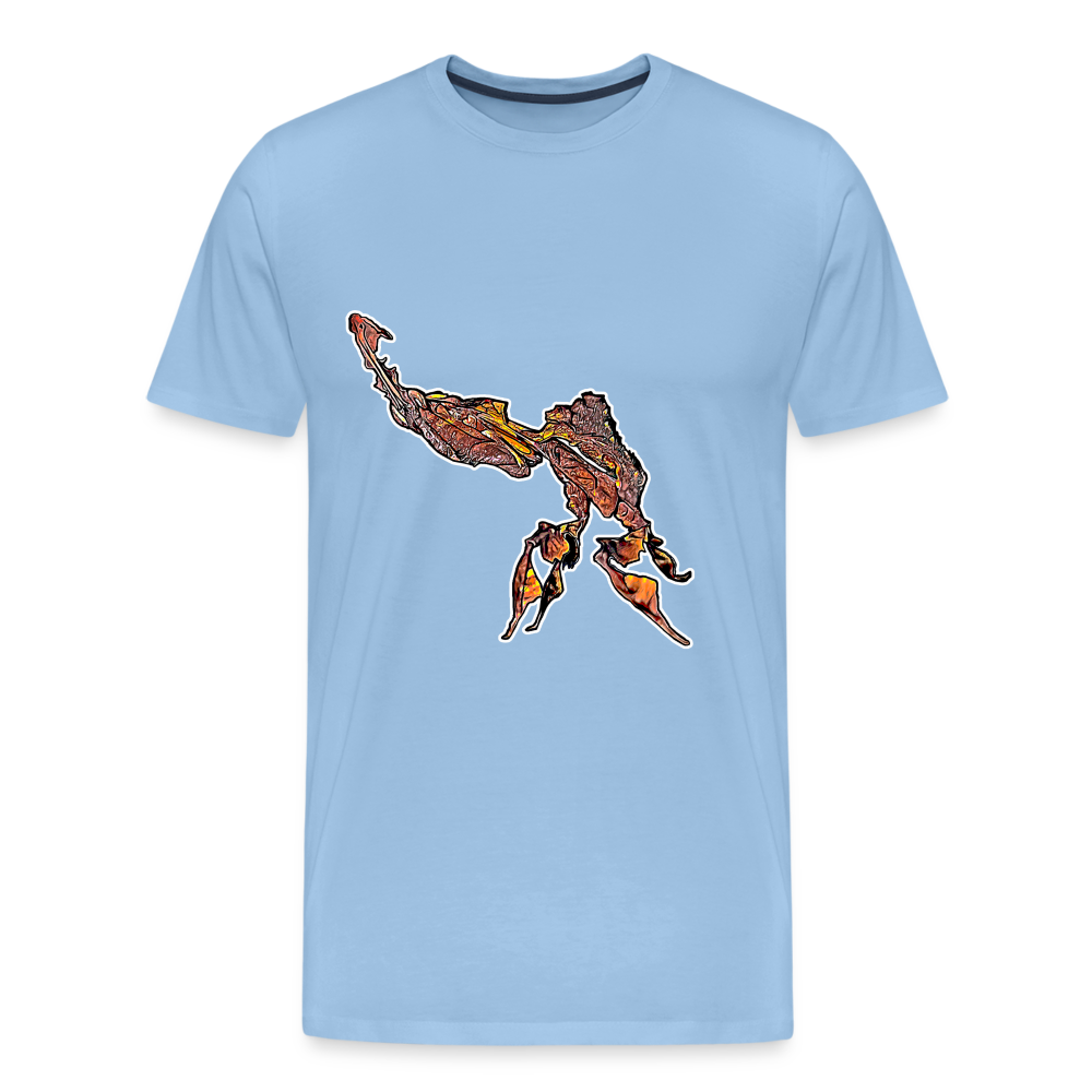 Männer Basic T-Shirt Phyllocrania paradoxa - sky