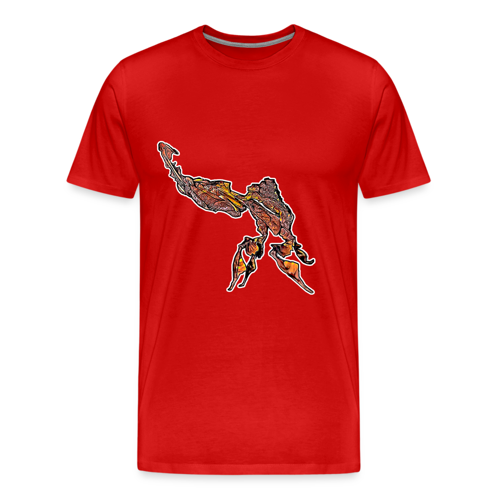Männer Basic T-Shirt Phyllocrania paradoxa - red
