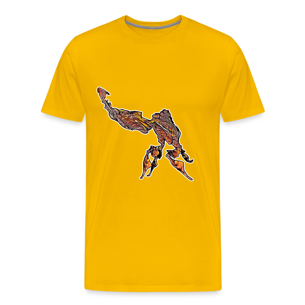 Männer Basic T-Shirt Phyllocrania paradoxa - sun yellow