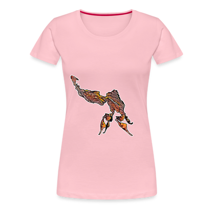 Frauen Basic T-Shirt Phyllocrania paradoxa - rose shadow
