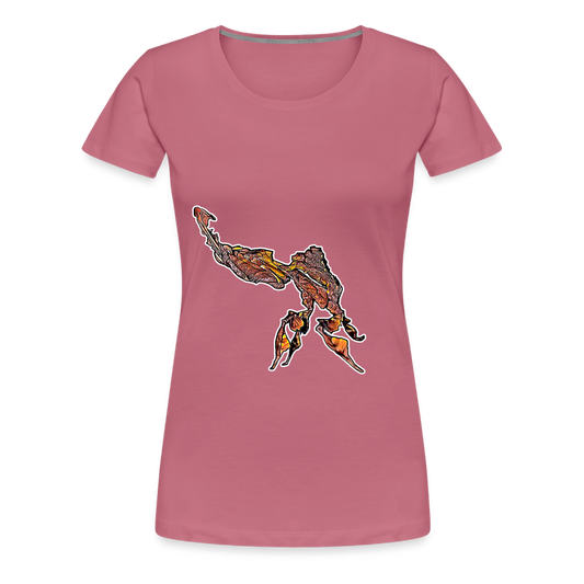 Frauen Basic T-Shirt Phyllocrania paradoxa - mauve