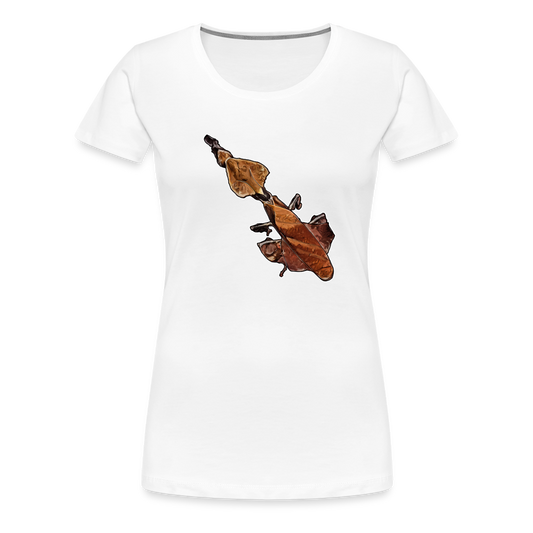 Frauen Basic T-Shirt Phyllocrania paradoxa female - white