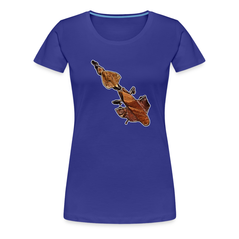 Frauen Basic T-Shirt Phyllocrania paradoxa female - royal blue