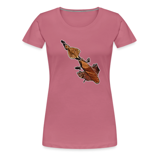 Frauen Basic T-Shirt Phyllocrania paradoxa female - mauve