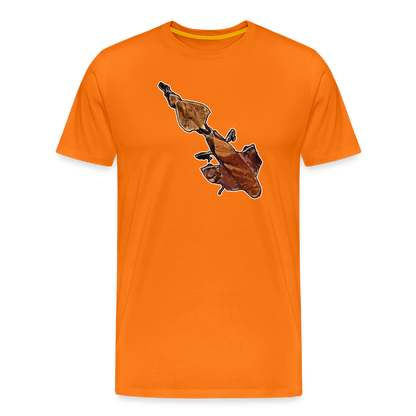 Männer Basic T-Shirt Phyllocrania paradoxa female - orange