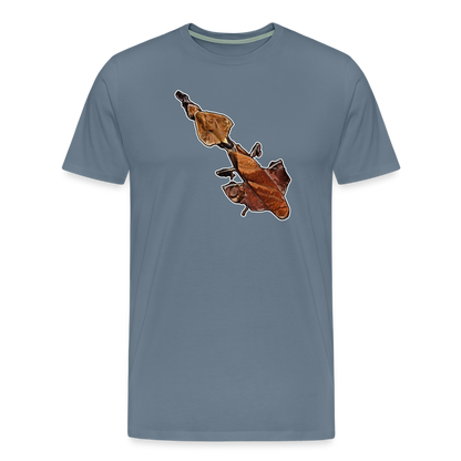 Männer Basic T-Shirt Phyllocrania paradoxa female - steel blue