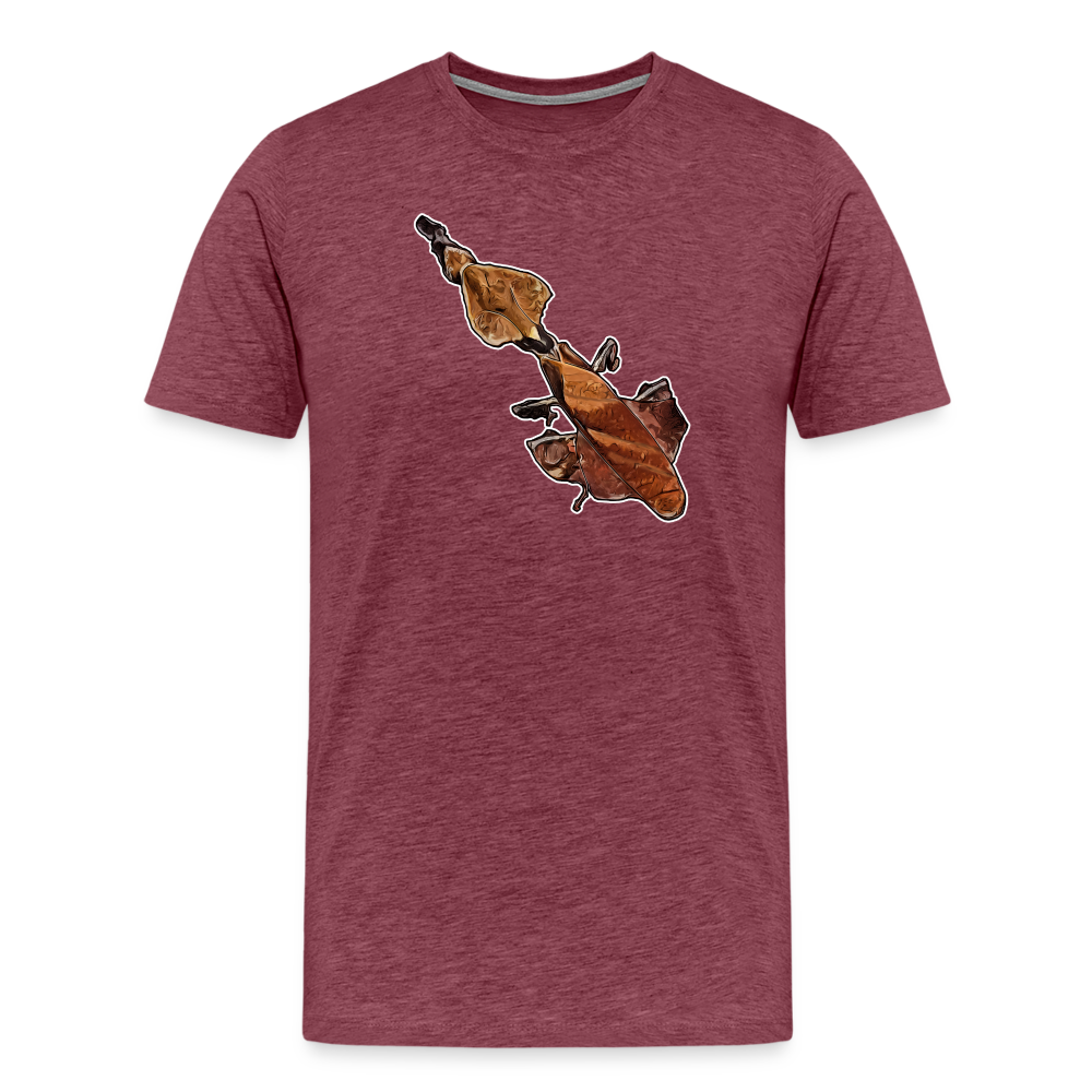 Männer Basic T-Shirt Phyllocrania paradoxa female - heather burgundy