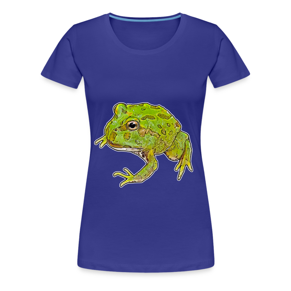Frauen Basic T-Shirt Ceratophrys cranwelli Peppermint Blue - royal blue