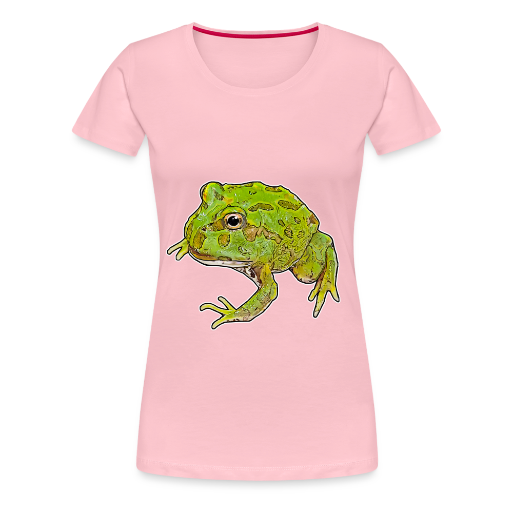 Frauen Basic T-Shirt Ceratophrys cranwelli Peppermint Blue - rose shadow