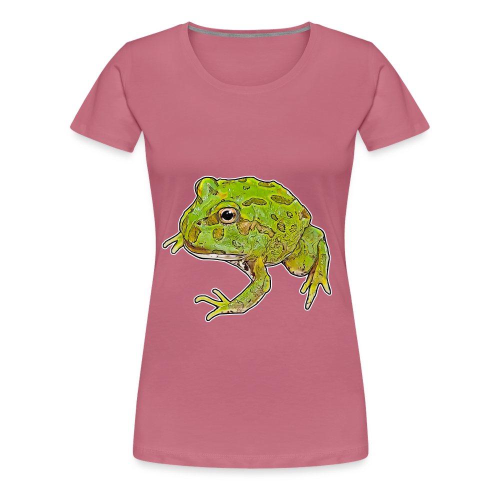 Frauen Basic T-Shirt Ceratophrys cranwelli Peppermint Blue - mauve