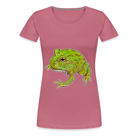 Frauen Basic T-Shirt Ceratophrys cranwelli Peppermint Blue - mauve