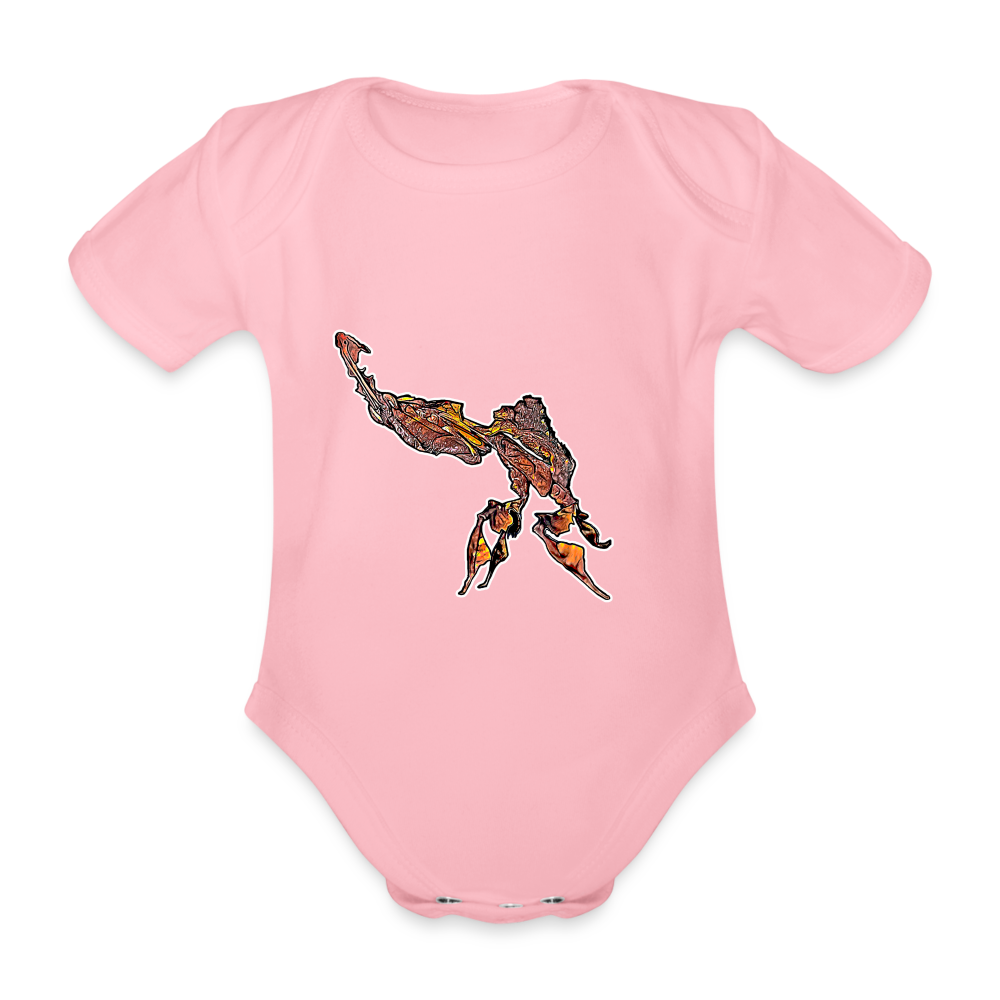 Baby Body kurz Phyllocrania paradoxa male - light pink