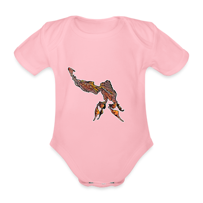 Baby Body kurz Phyllocrania paradoxa male - light pink