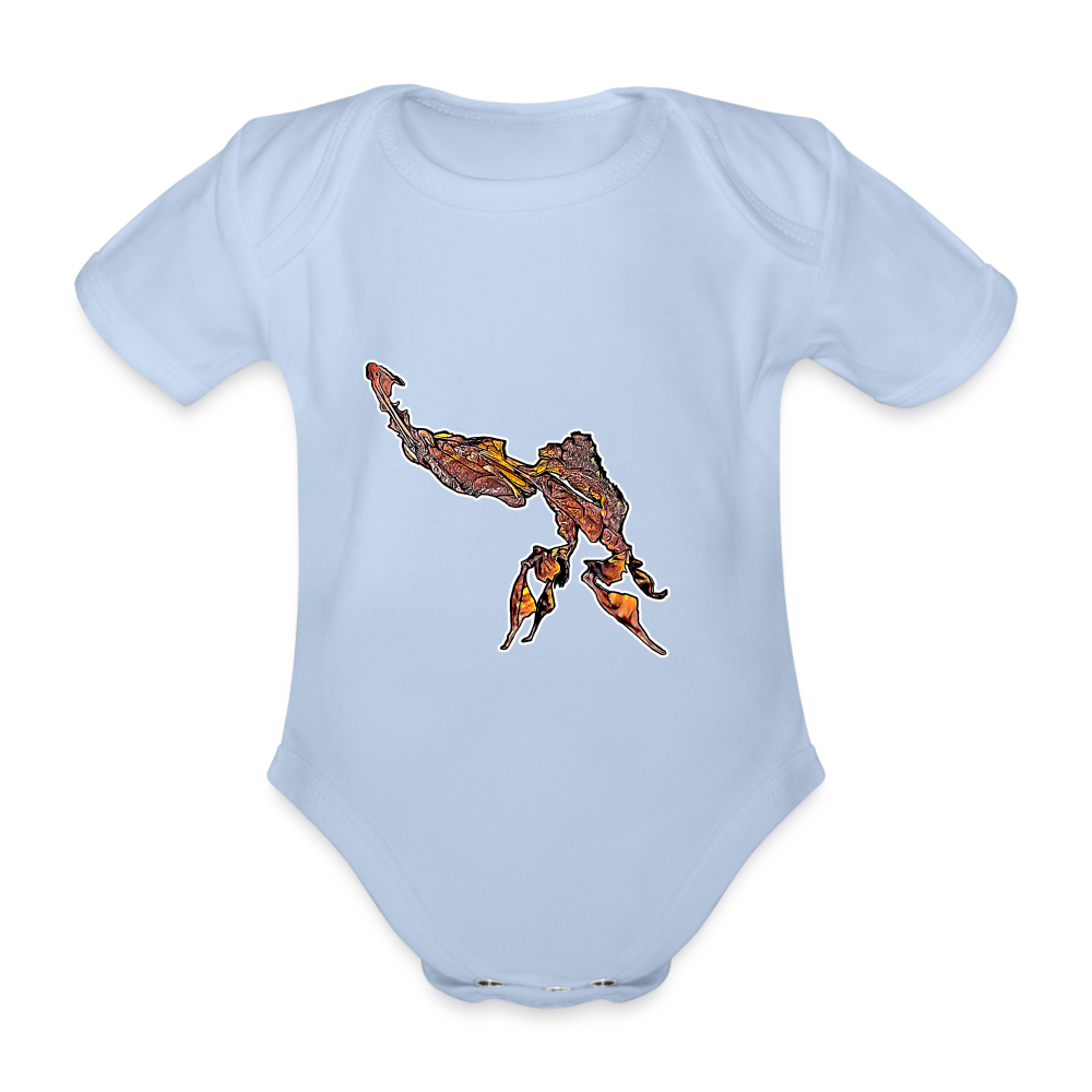Baby Body kurz Phyllocrania paradoxa male - sky