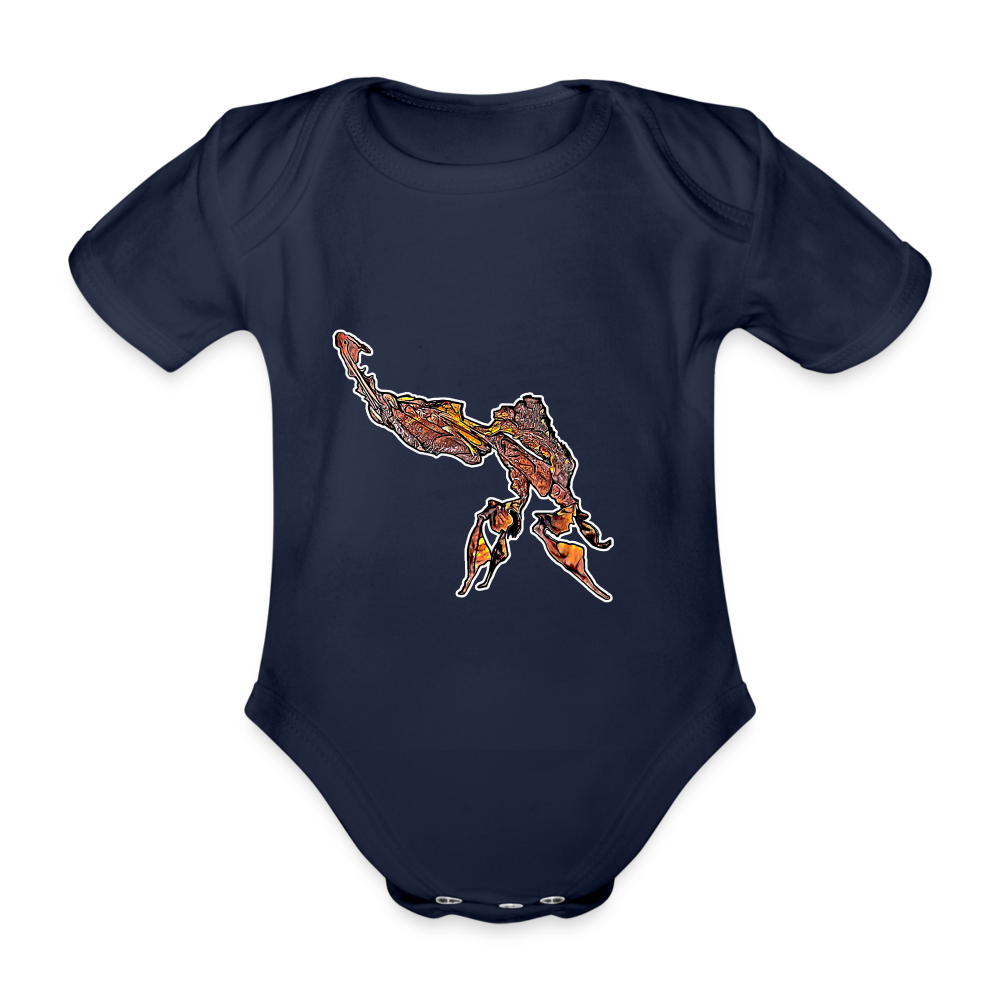 Baby Body kurz Phyllocrania paradoxa male - dark navy