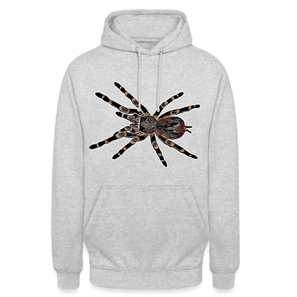 Unisex Hoodie Acanthoscurria geniculata - light heather grey
