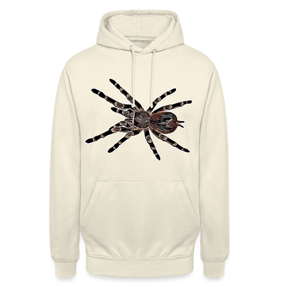 Unisex Hoodie Acanthoscurria geniculata - vanilla