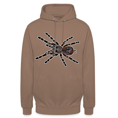 Unisex Hoodie Acanthoscurria geniculata - mocha