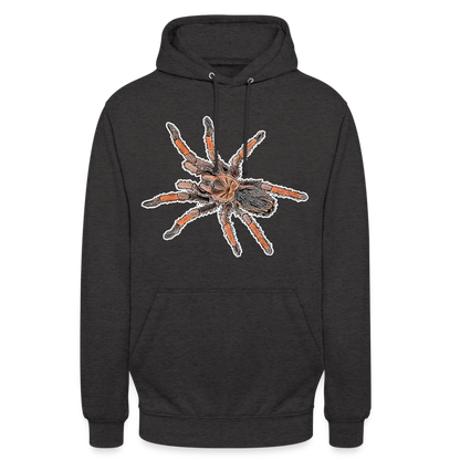 Unisex Hoodie Brachypelma emilia - charcoal grey