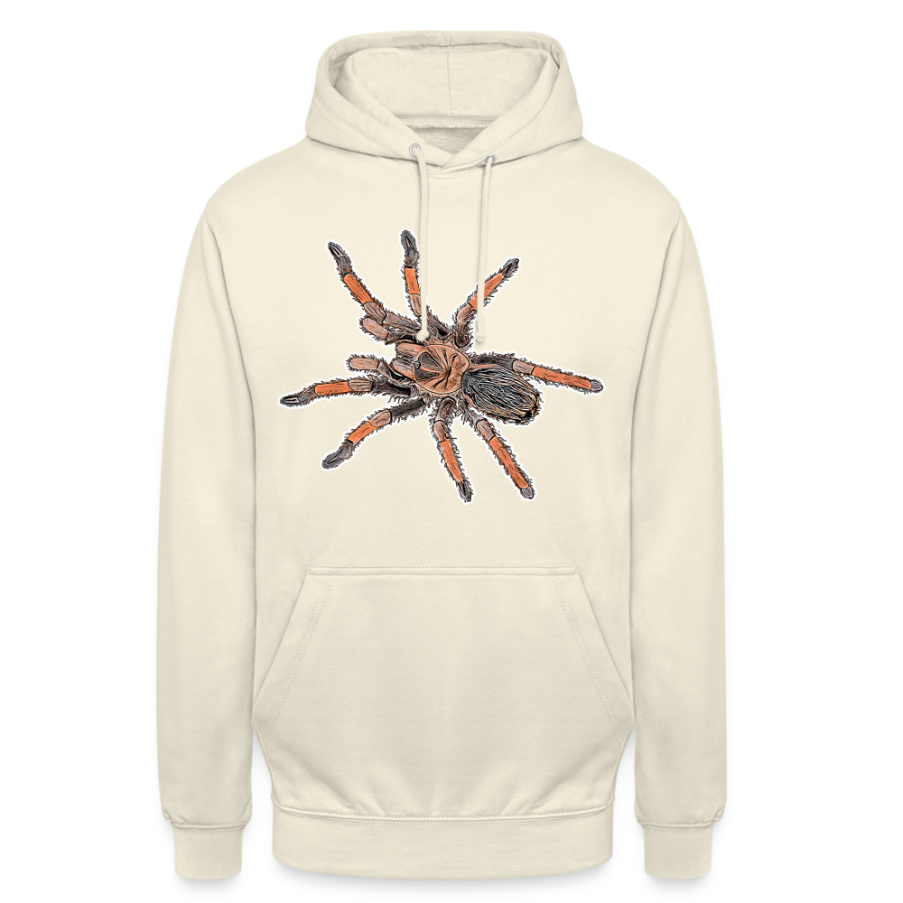 Unisex Hoodie Brachypelma emilia - vanilla