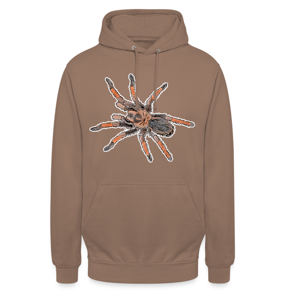 Unisex Hoodie Brachypelma emilia - mocha