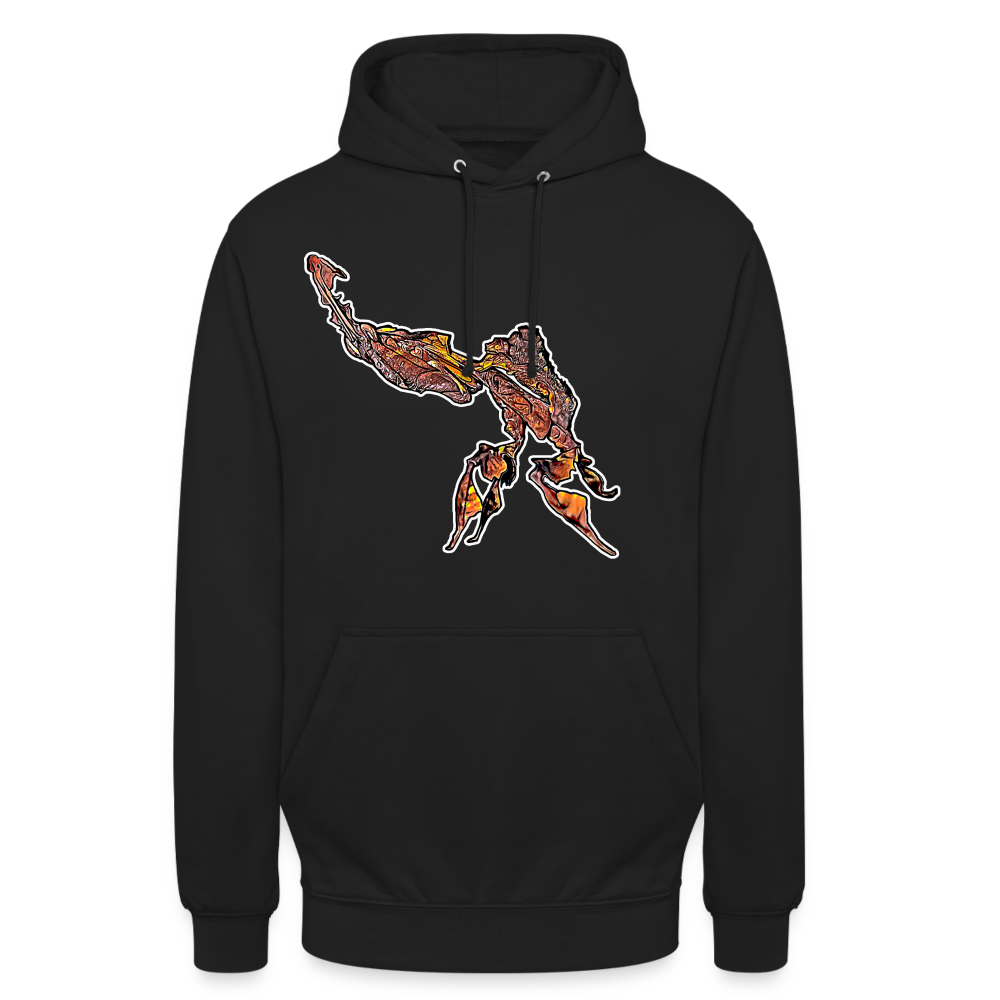 Unisex Hoodie Phyllocrania paradoxa male - black