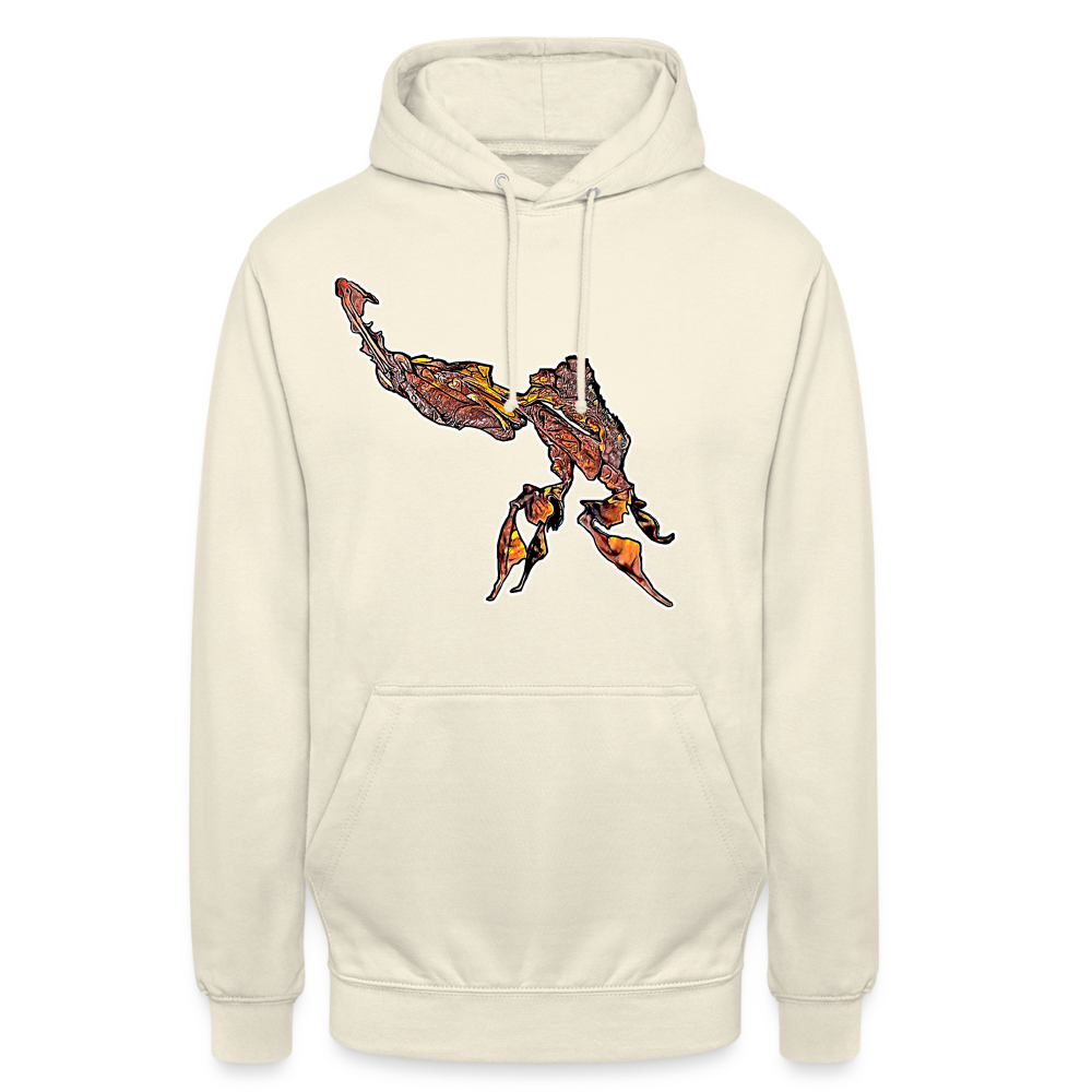 Unisex Hoodie Phyllocrania paradoxa male - vanilla