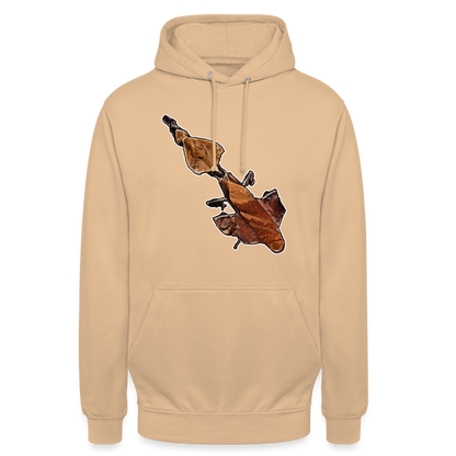 Unisex Hoodie Phyllocrania paradoxa - peach