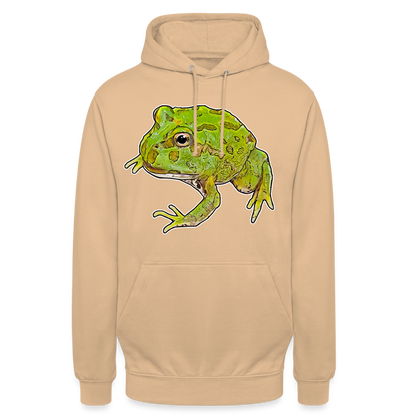 Unisex Hoodie Ceratophrys cranwelli Peppermint Blue - peach