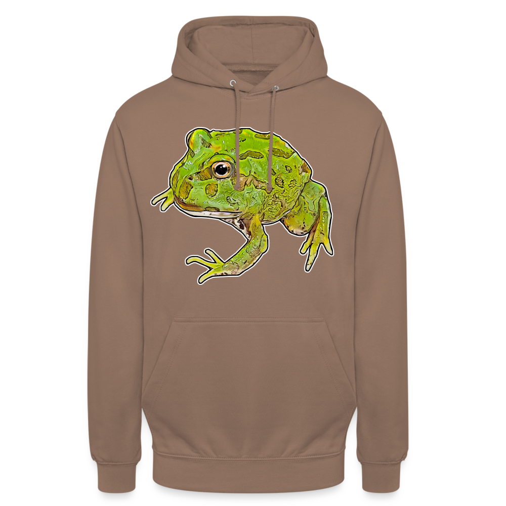 Unisex Hoodie Ceratophrys cranwelli Peppermint Blue - mocha