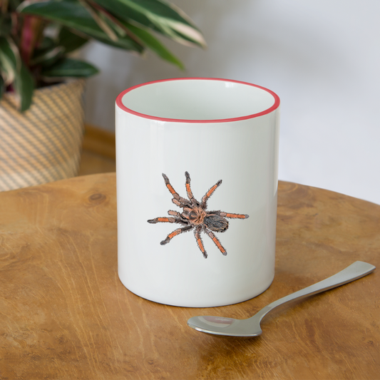 Tasse farbig Brachypelma emilia - white/red