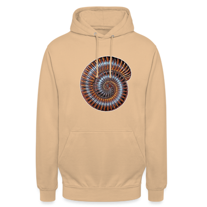 Unisex Hoodie Archispirostreptus gigas - peach