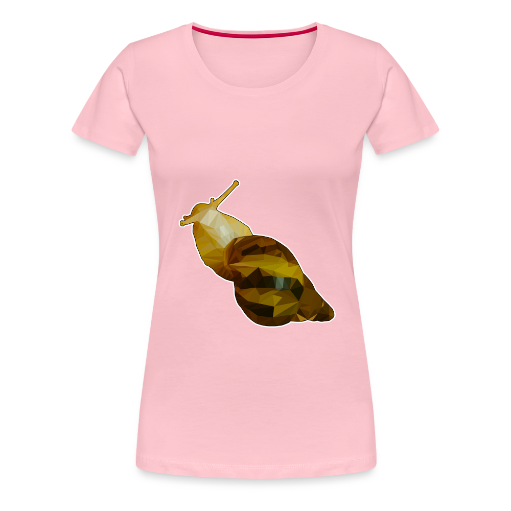 Frauen Basic T-Shirt Achatina reticulata - rose shadow