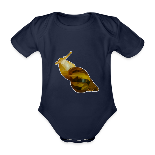 Baby Body kurz Achatina reticulata Low Poly - dark navy