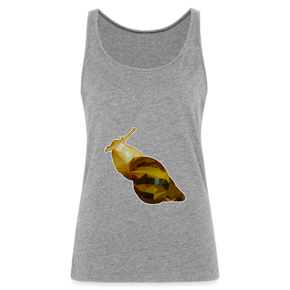 Frauen Tank Top Achatina reticulata Low Poly - heather grey