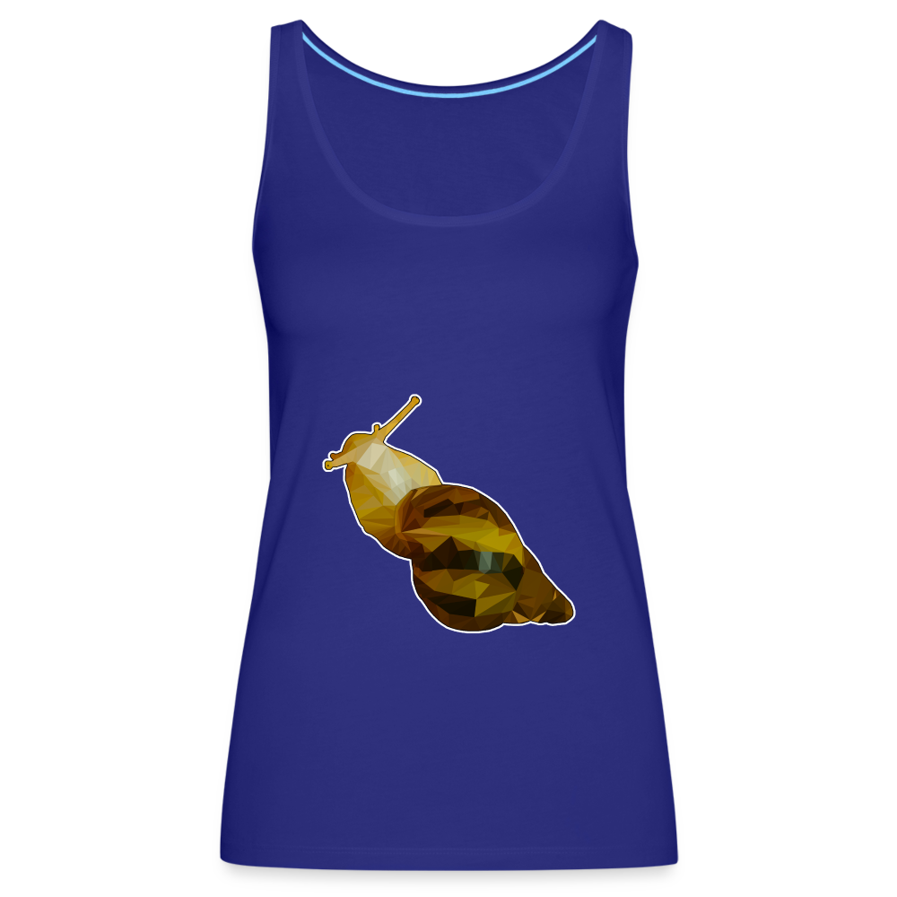 Frauen Tank Top Achatina reticulata Low Poly - royal blue