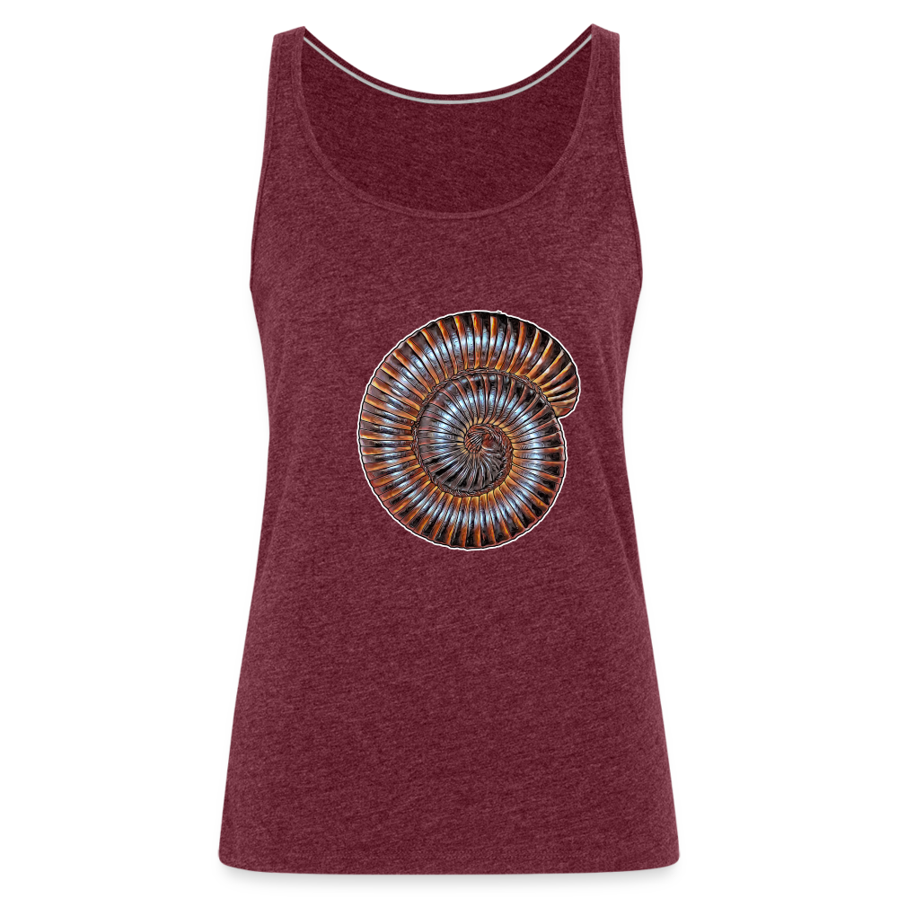 Frauen Tank Top Archispirostreptus gigas - heather burgundy