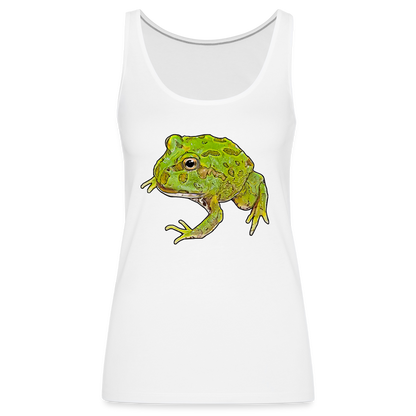 Frauen Tank Top Ceratophrys cranwelli Peppermint Blue - white